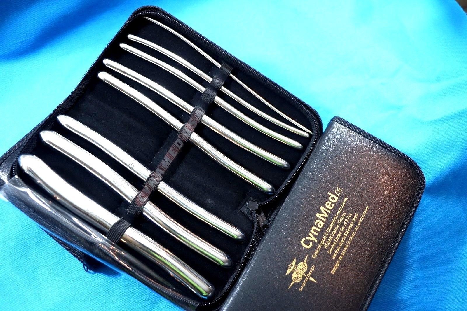 CYNAMED USA PREMIUM 8 HEGAR DILATOR SOUNDS SET 7.5″GYNO SURGICAL INSTRUMENTS