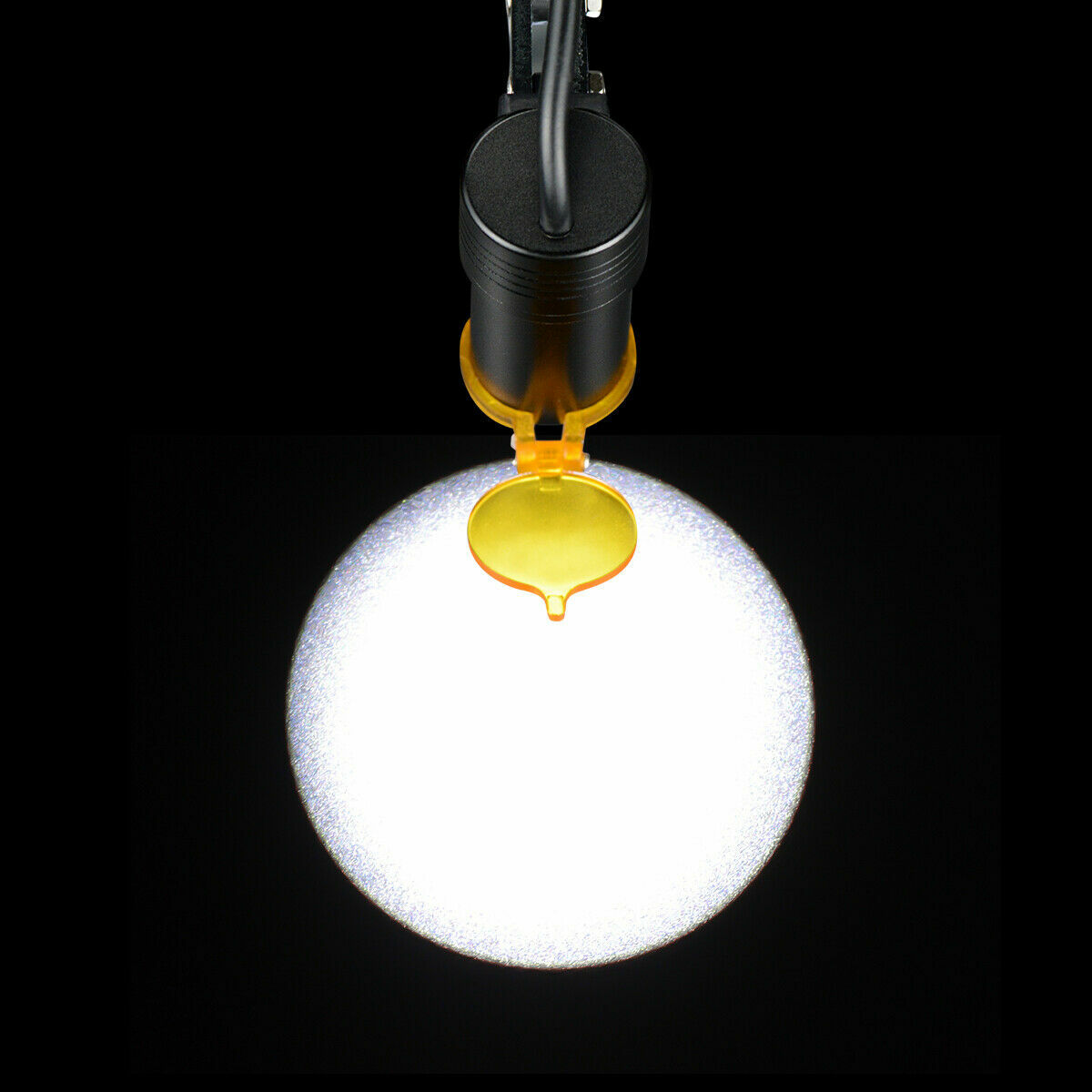 5W LED Dental Metal Clip-on Head Light with Filter & Belt Clip Black US STOCK