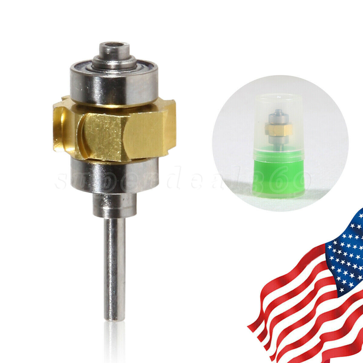 Dental Turbine Rotor for Fiber Optic LED/ High Speed Handpiece Fit NSK/KAVO