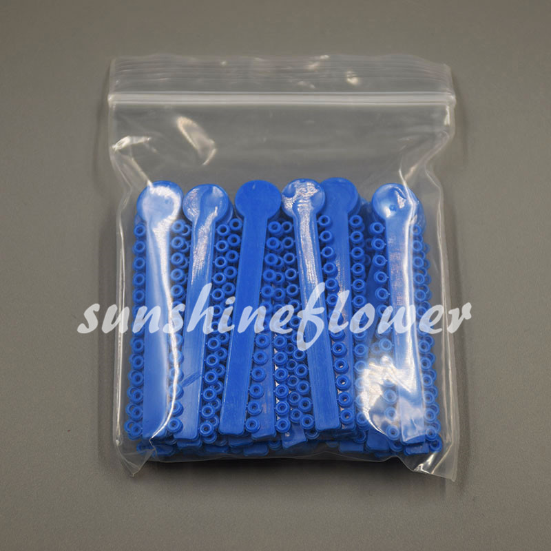 1 Bag Dental Orthodontic Ligature Ties Elastic Rubber Bands 45 Colors 1040 Pcs