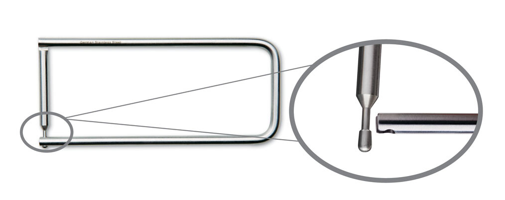 Instrument Stringer, 2.5″ x 10.0″ with Ball Tip Side Pin Lock