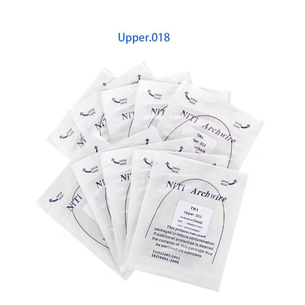 10pc Dental Orthodontic TMA Beta Ti-Mo Alloy Round Arch Wires Ovoid 1pc/pack