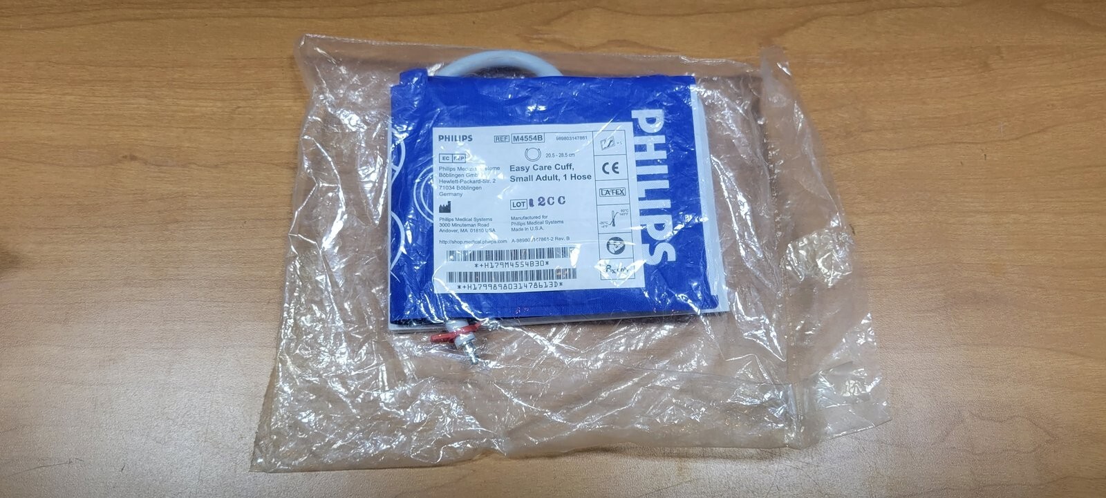 BRAND NEW PHILIPS REF M4554B, EASY CARE CUFF, 1 HOSE, SMALL ADULT