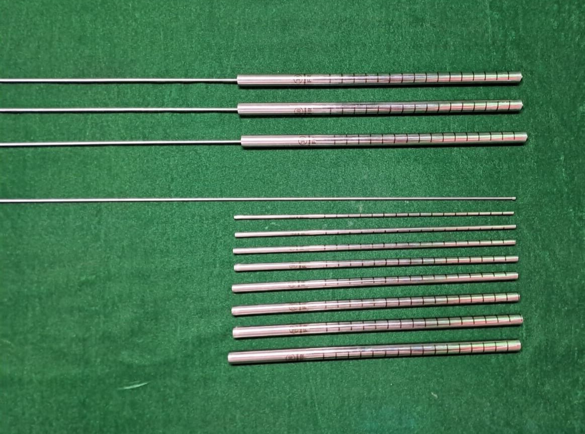4 Set Laparoscopic PCNL/Alkine Telescopic Metal Dilator Set Reusable Instruments
