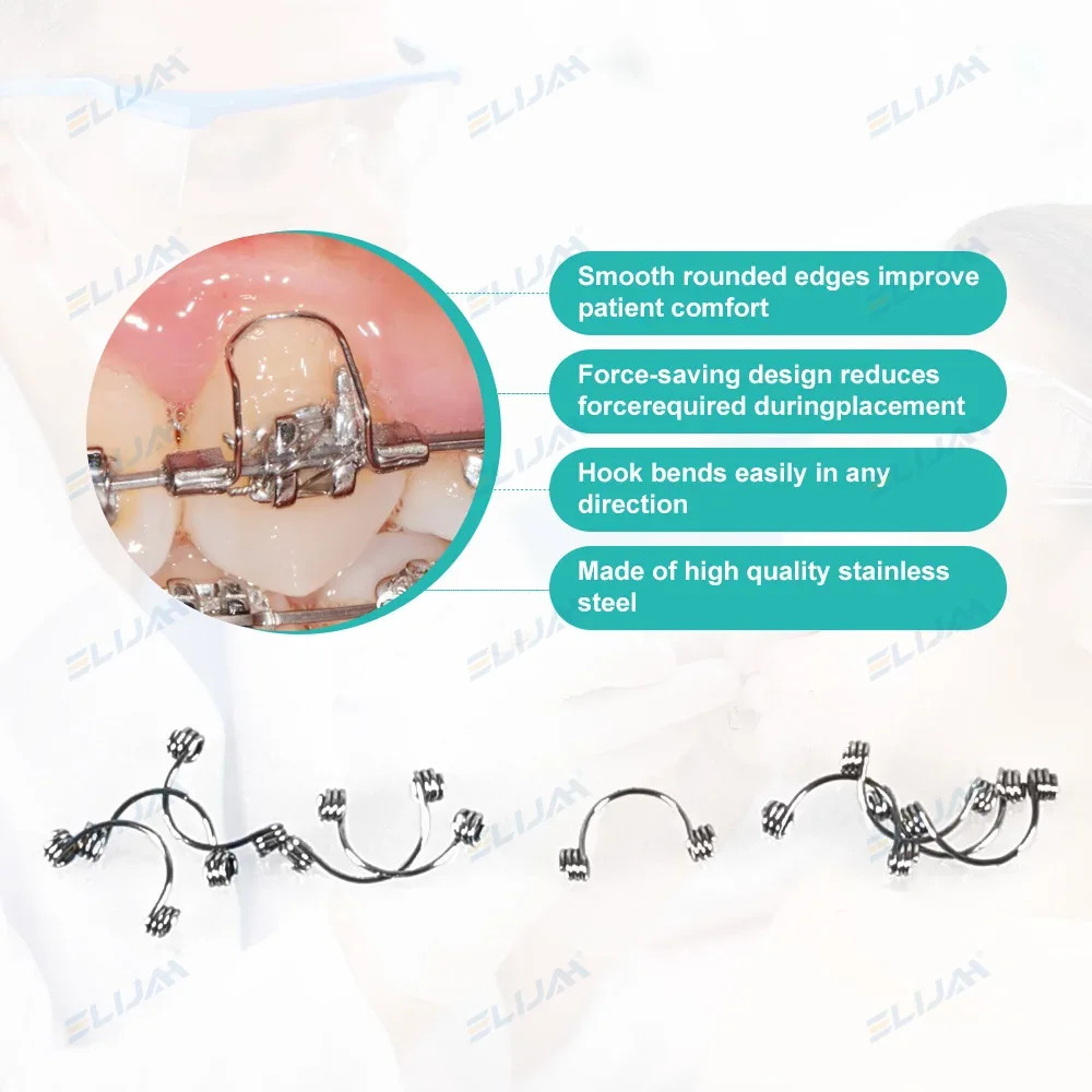 Dental Ortho Torquing Torque Spring Rectangular Anterior Teeth Arch Wire Springs