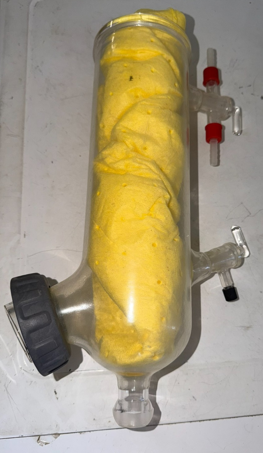 Buchi Jacketed Cold Trap Condenser – Outer Assembly Only, No Inner Glass or Lid