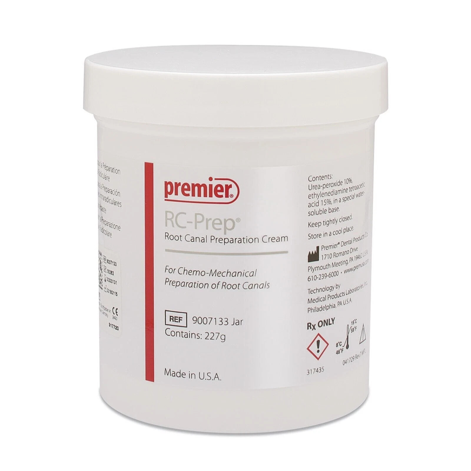 Premier RC-Prep Chemo-Mechanical Preparation of Root Canals, (18 Gm Jar)
