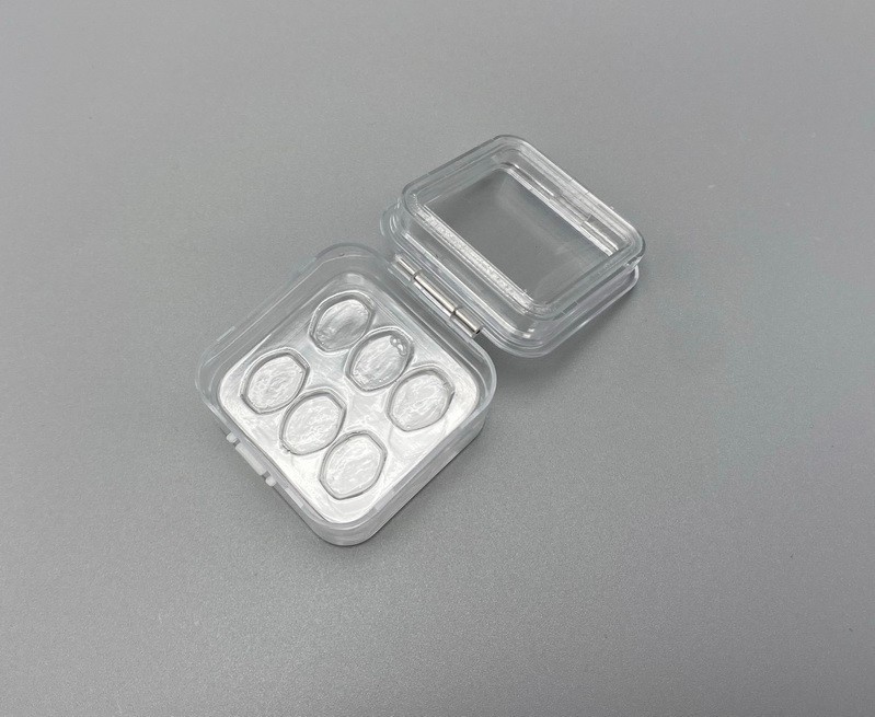 Dental Denture Hinged Display Box Film Membrane Storage Case False Teeth Case