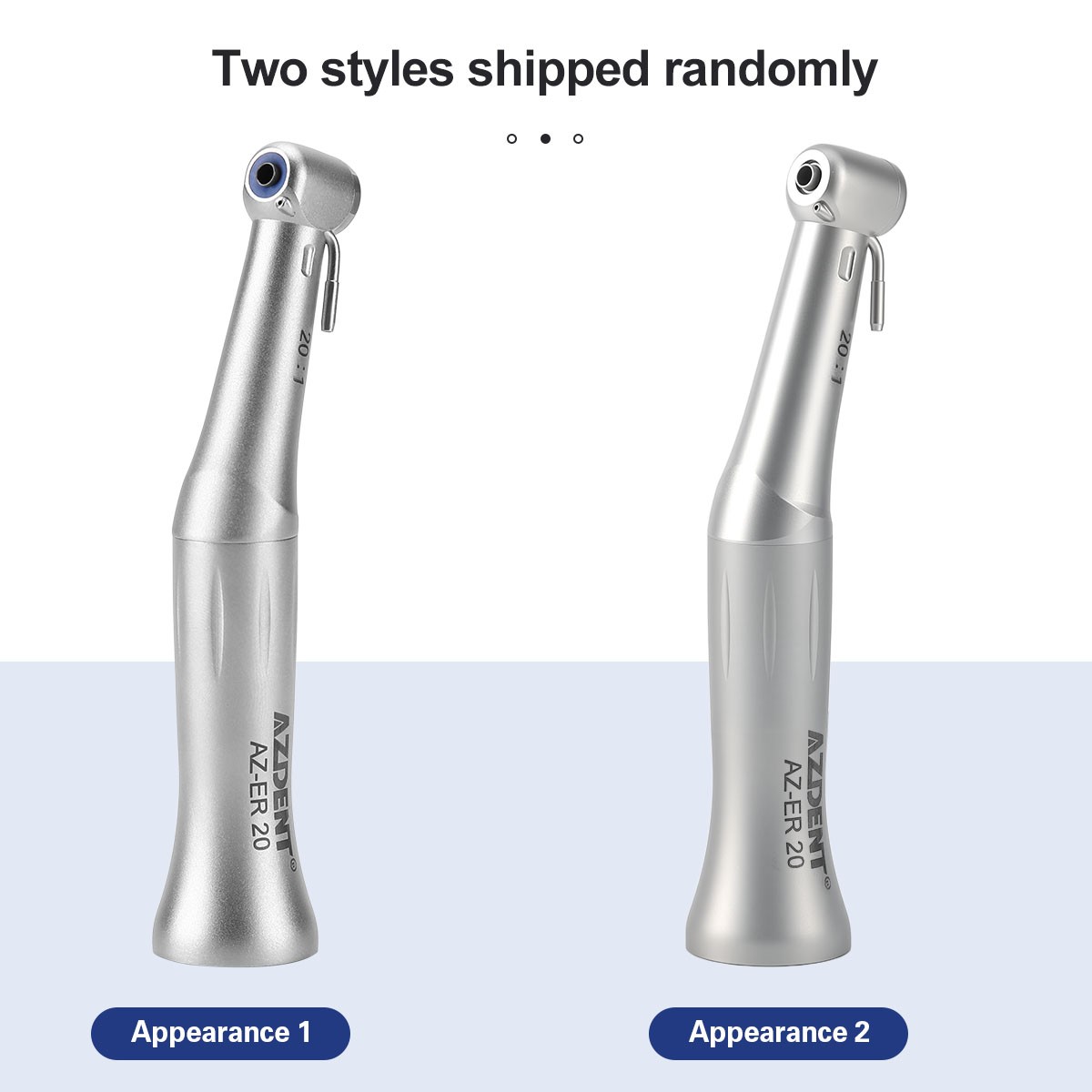 AZDENT Dental Implant 20:1 Reduction Contra Angle Push Button Surgical Handpiece