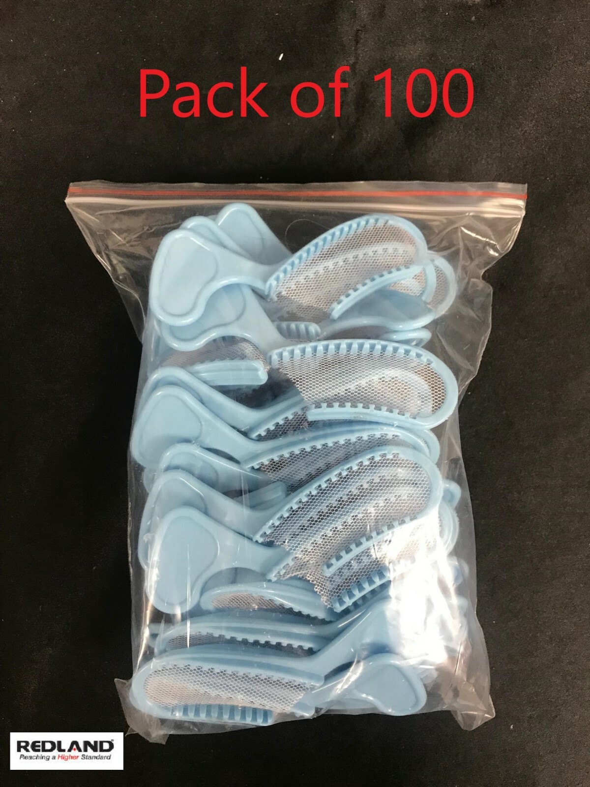 100 pcs box Dental Disposable Superb Rigid Bite Trays – Posterior — by Redland