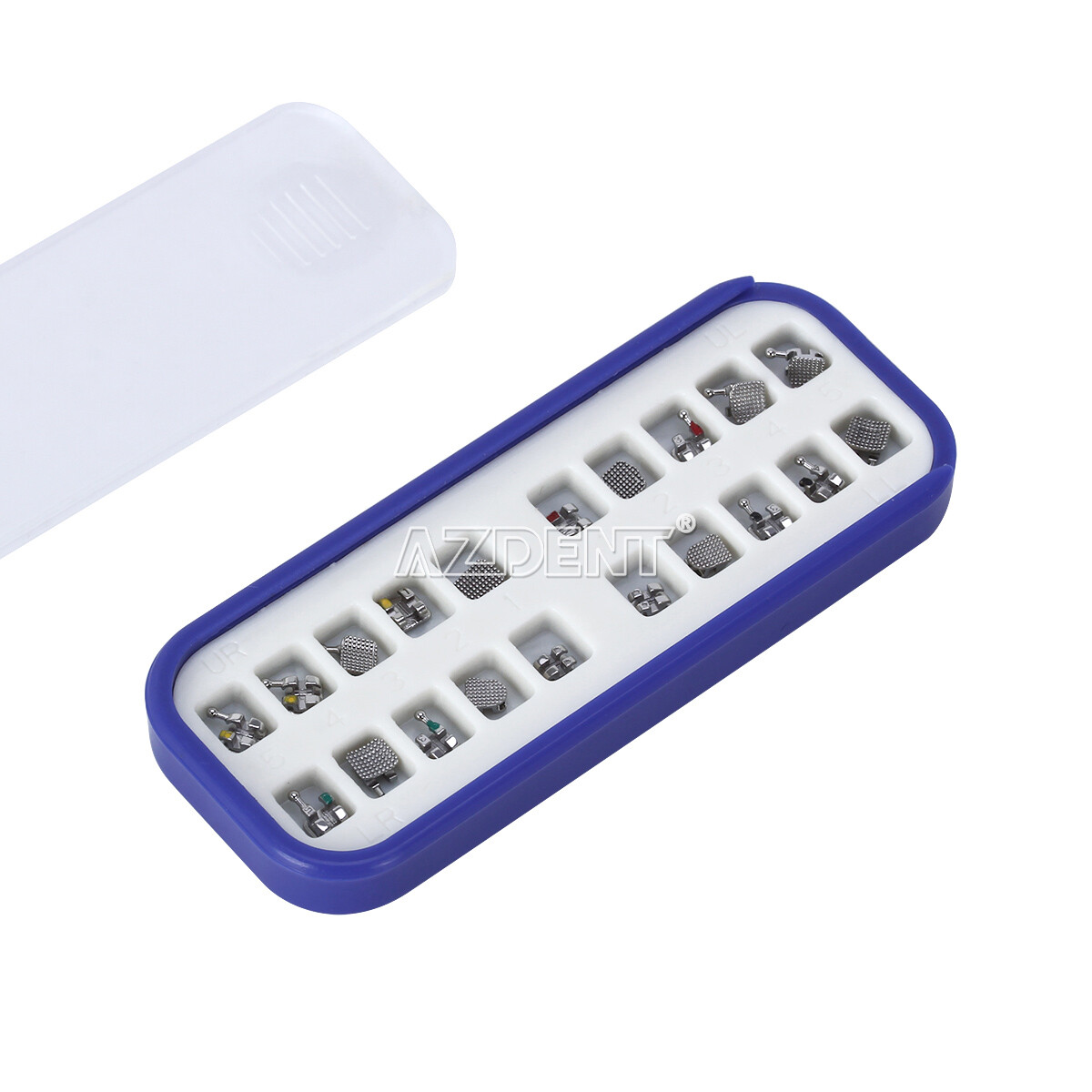 20pcs/kit Dental Orthodontic Bracket Braces Mini Roth .022 Hooks 345 AZDENT