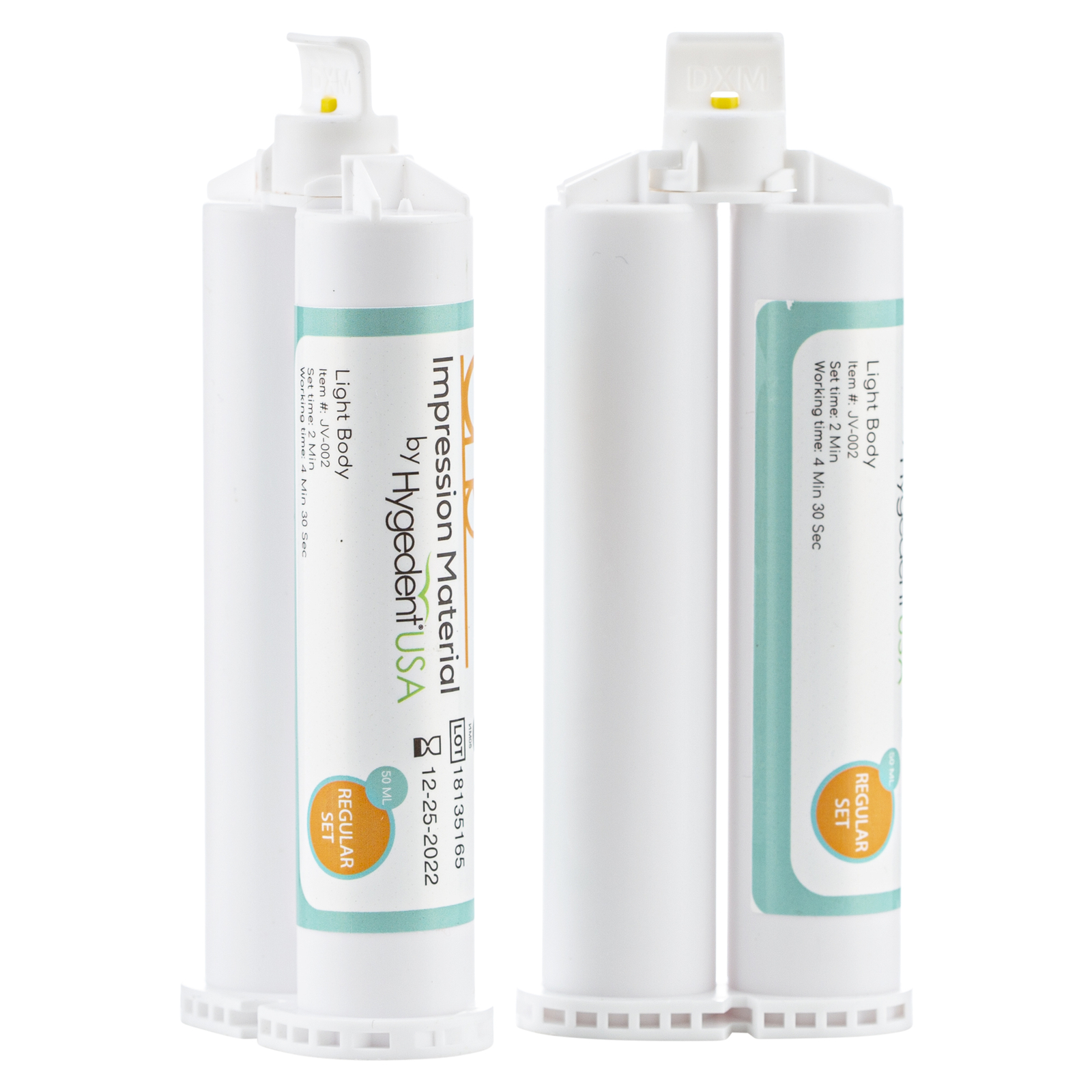 VPS IMPRESSION MATERIAL LIGHT BODY REGULAR SET 2 x 50 ML HYGEDENT USA