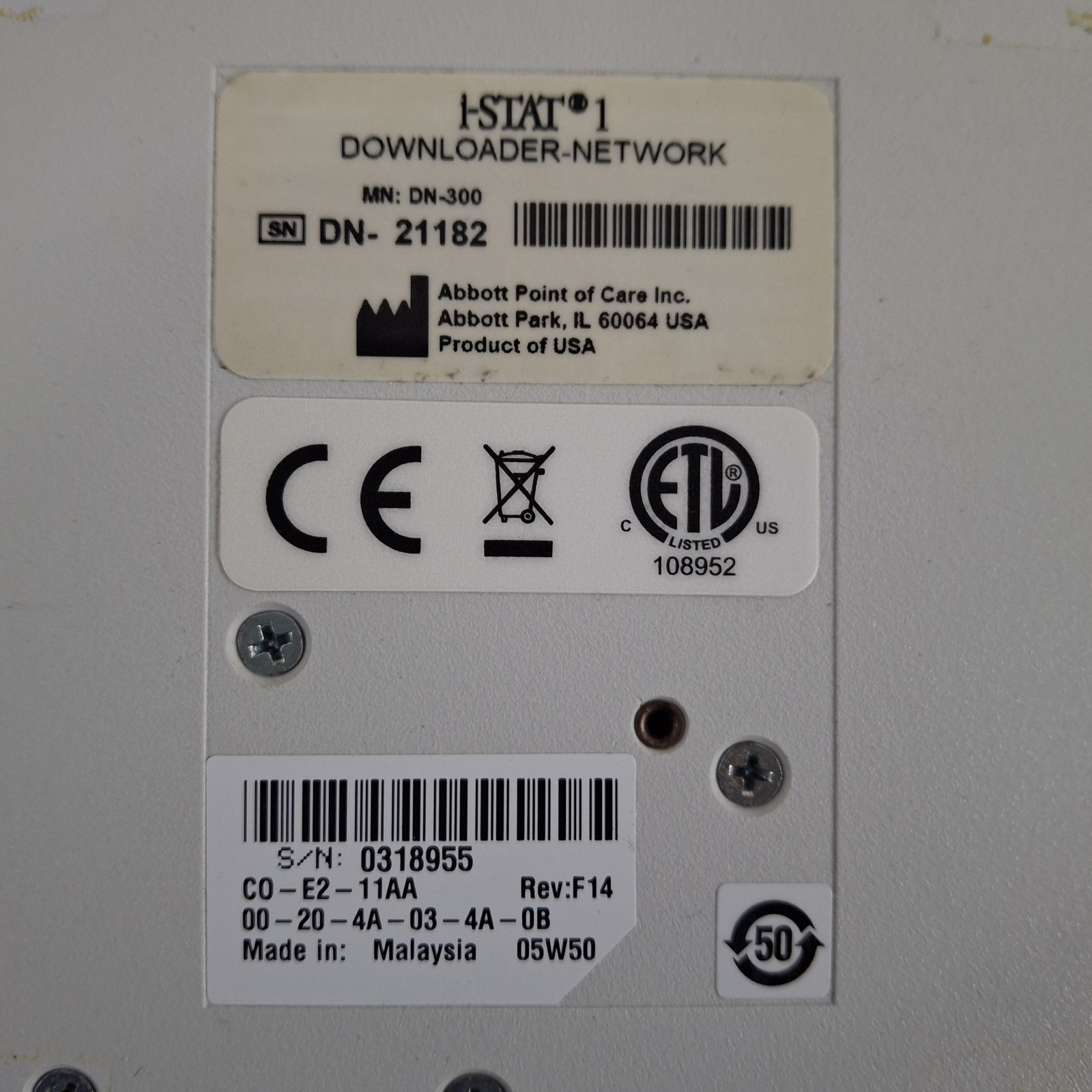 Abbott i-STAT 1 DN-300 Network Downloader