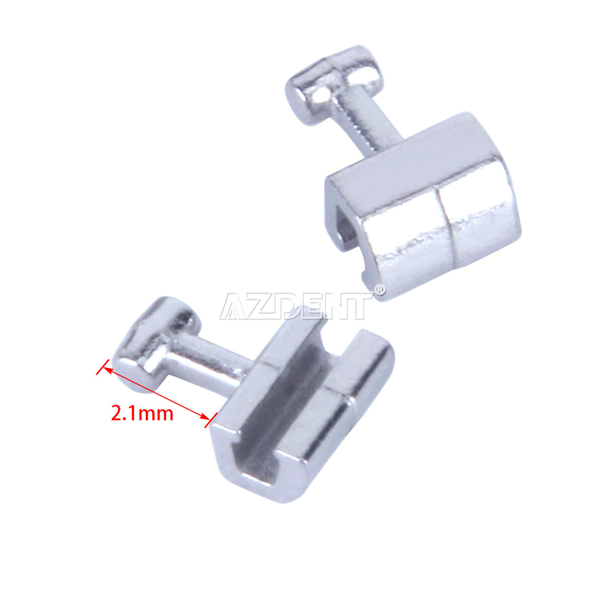 AZDENT Ortho Dental Crimpable Hooks 10pcs/pack Short/Long/Stop/Left/Right/Cross