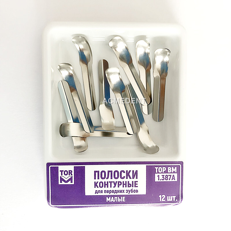 TOR VM Dental Shovel Matrix Bands Anterior Proximal Strips Matrices 1.388 1.387