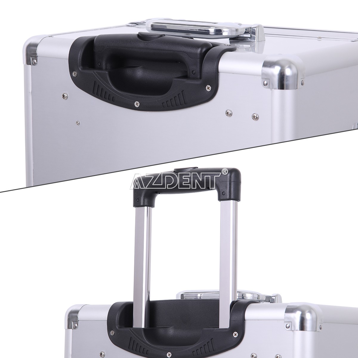 Portable Dental Delivery Unit Cart Built in Air Compressor Curing light scaler