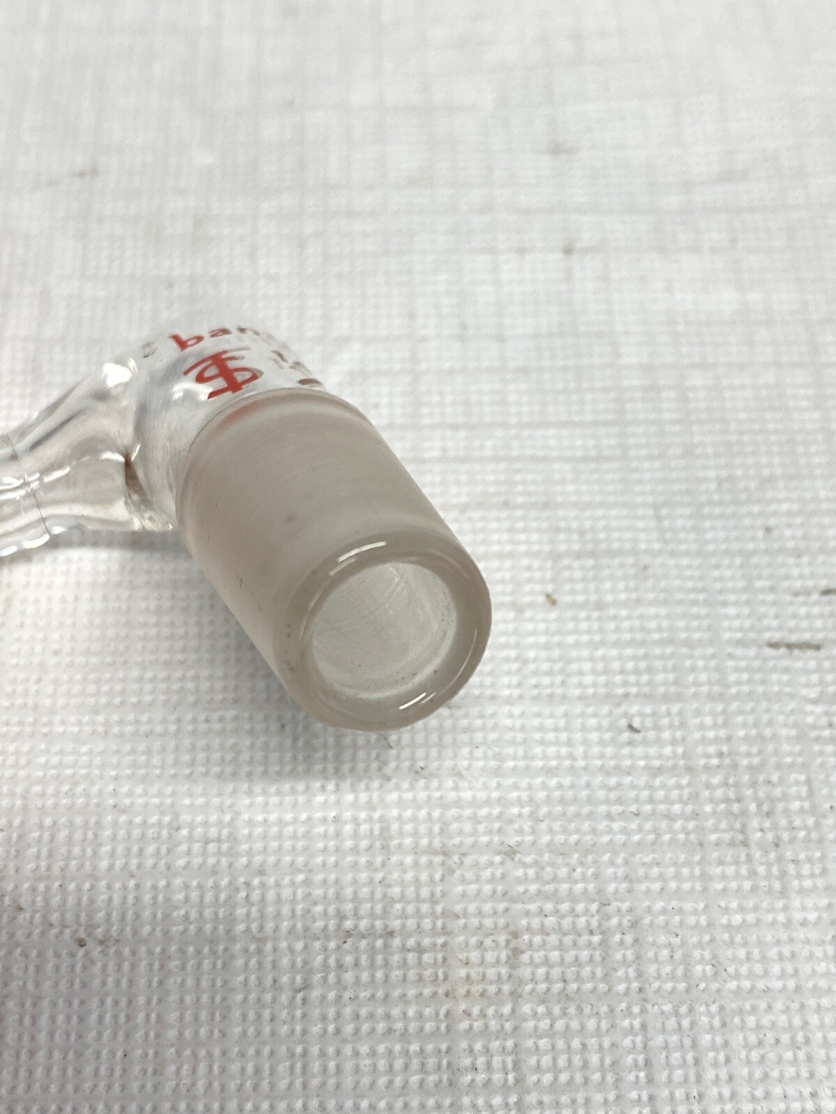 Kontes Bantam-Ware 14/20 Joint 90° Glass Vacuum Inlet Hose Adapter, 276000-0000