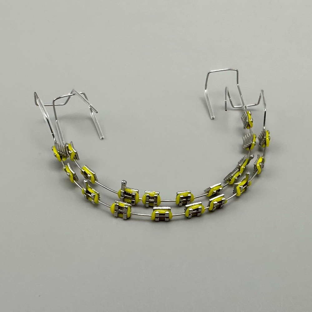 Temporary Tooth Decoration Fake Braces Metal Wires Ortho Bracket Ligature Ties