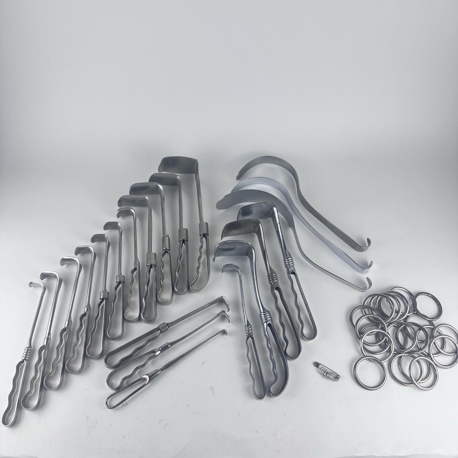 Large Mixed Lot Stainless Steel Surgical Medical Retractors