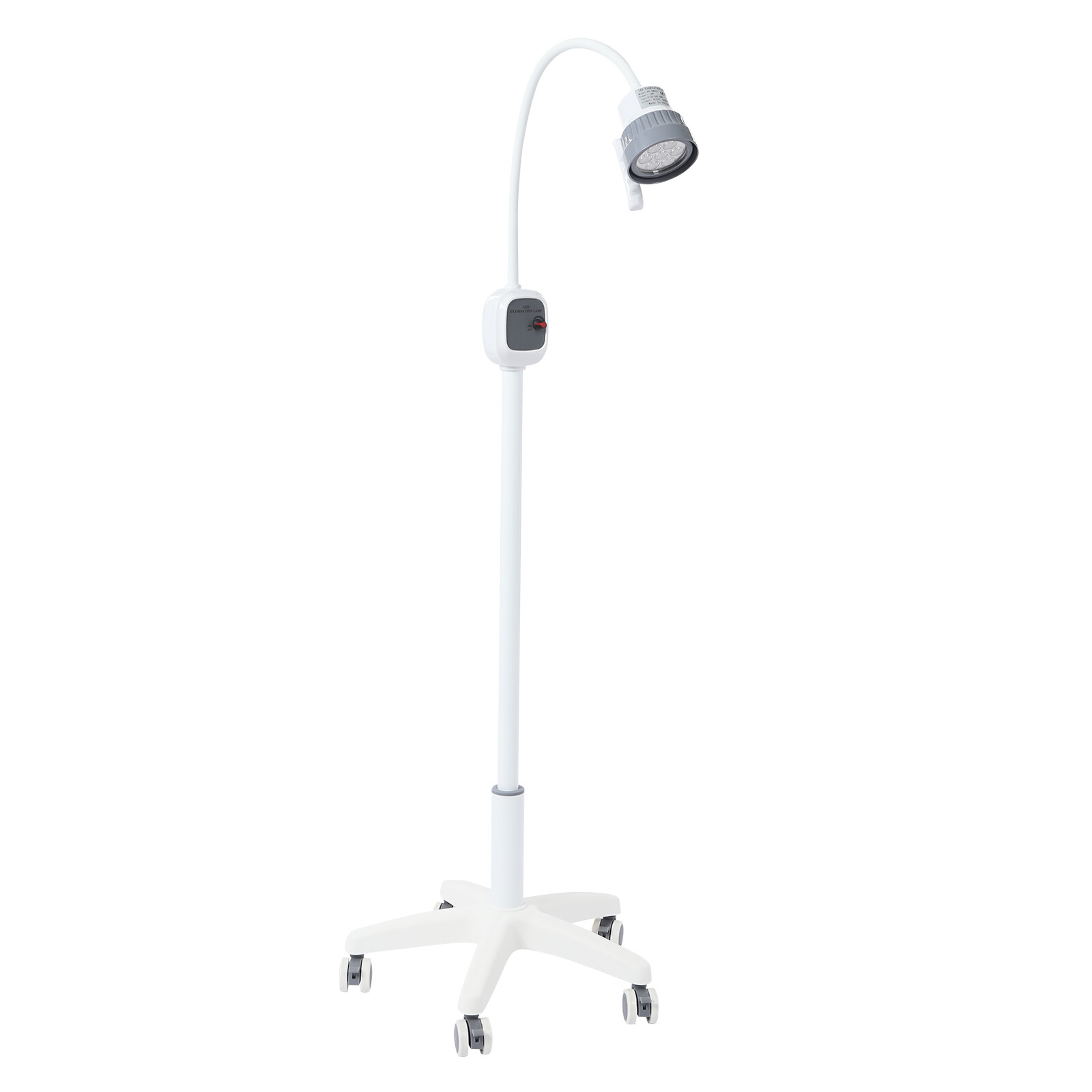 LED Surgical Examination Light Medical Exam Lamp Freestanding 5000-6000K White
