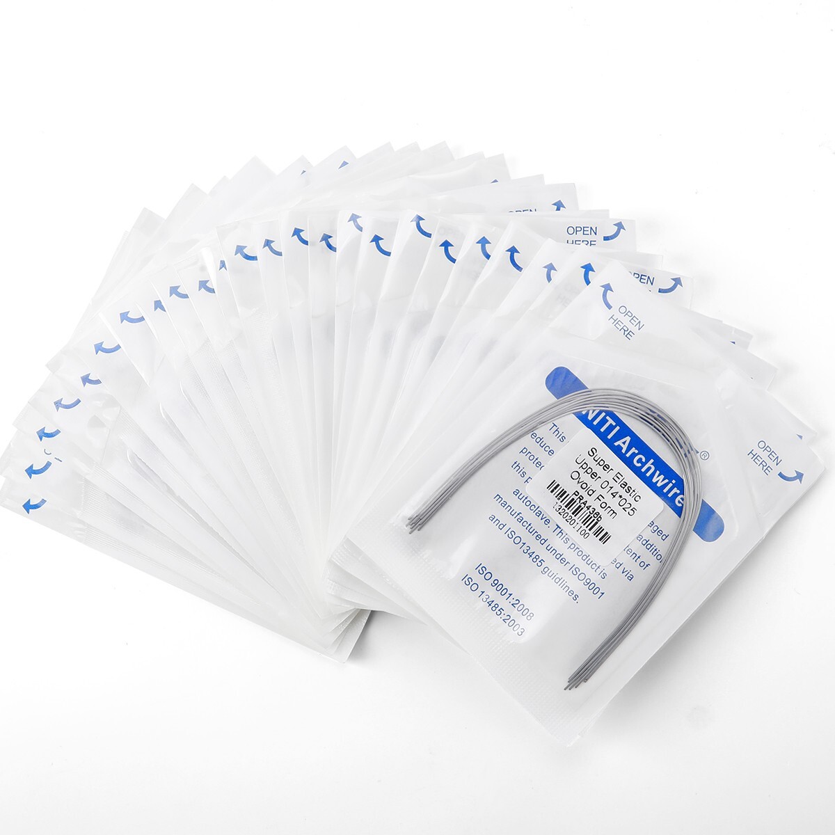 AZDENT Dental Orthodontic Super Elastic NITI Rectangular Arch Wires Ovoid Form