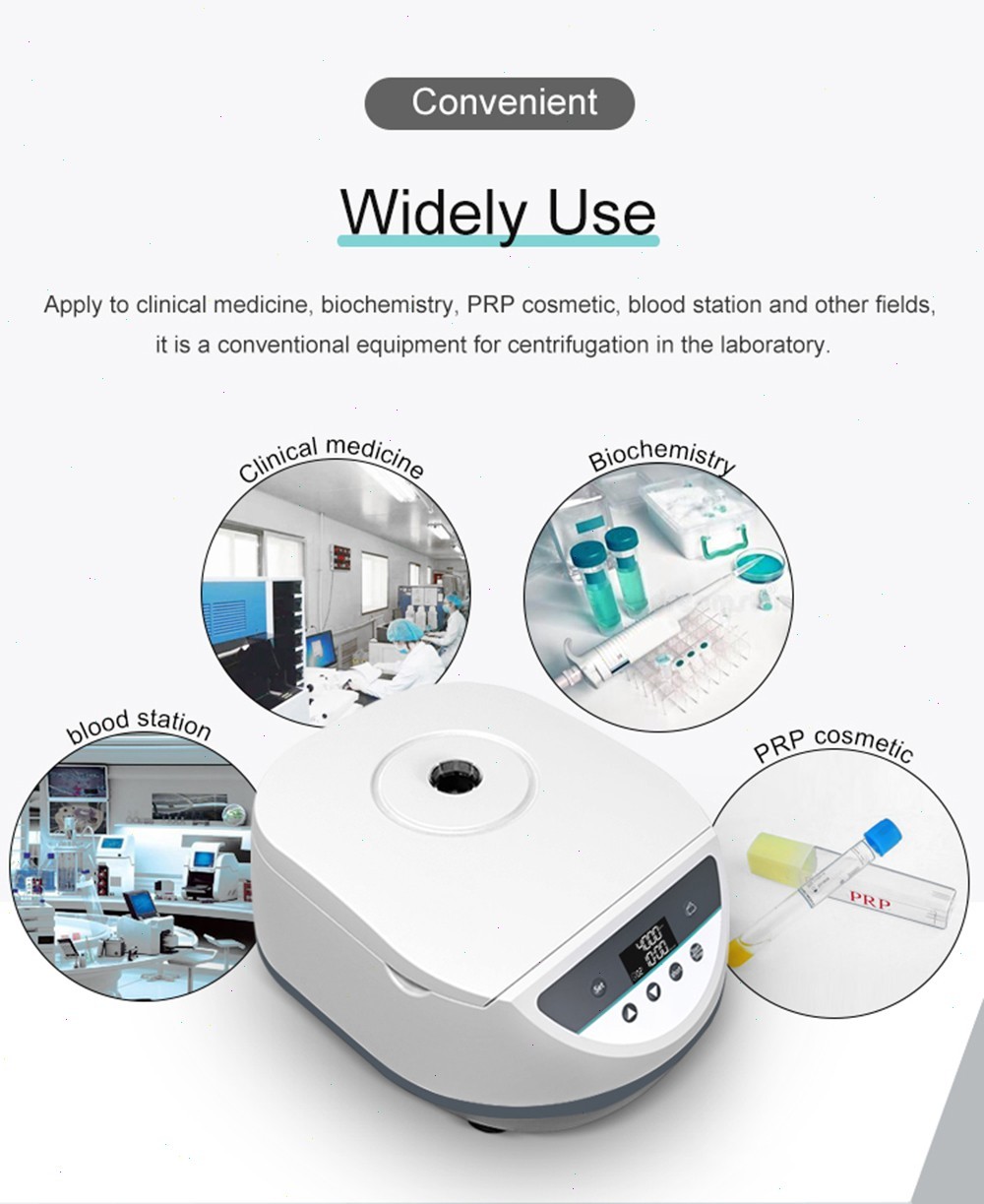 Lab Centrifuge Machine with Large Capacity 6*15ml Centrifuge Tube Max RCF 3074xg