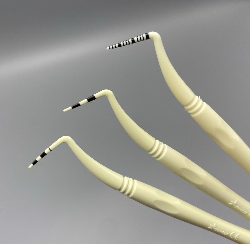 Perio Probe Dental Periodontal Implant Depth Measure Flexible Explorer Scaler