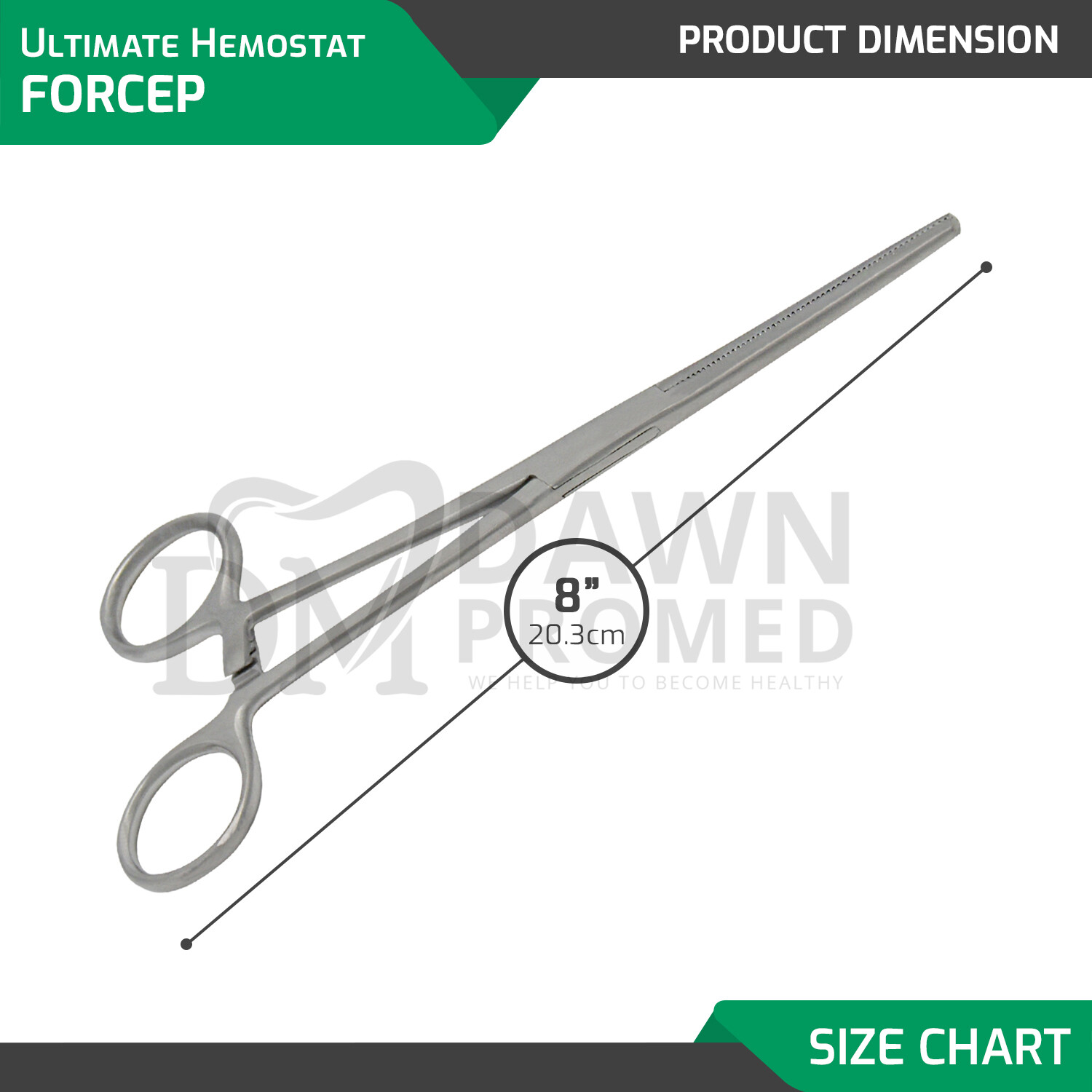 2Pcs Set 8″ + 10″ Straight Hemostat Forceps Locking Clamp Fishing Plier German G