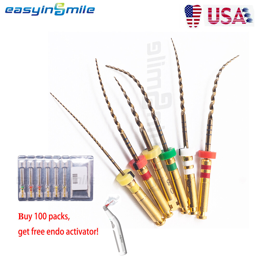 Dental Endo Files G-pro Niti Rotary Files Endodontic Gold Taper 21mm 25mm 31mm