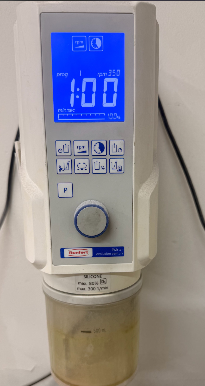 Renfert – TWISTER VENTURI evolution Vacuum Mixer Bi USED WORKS 120V 180VA