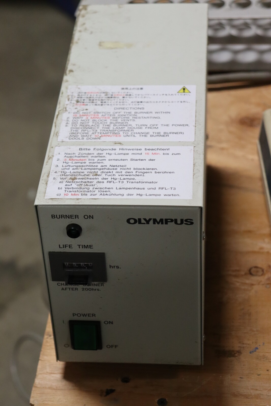 OLYMPUS BH2-RFL-T3 POWER SUPPLY