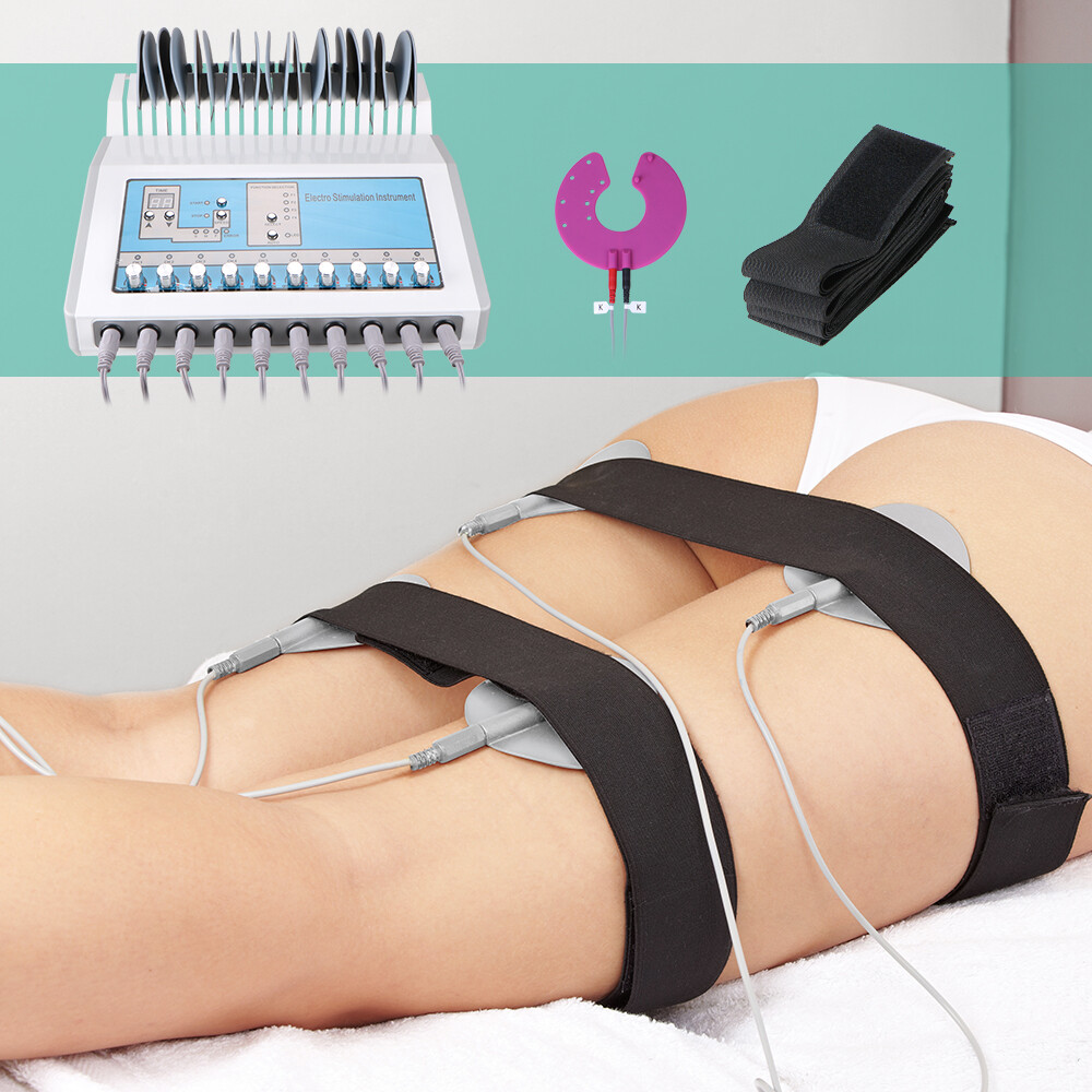 2 in1 NEW Micro-pulse Muscle Stimulation Machine Muscle Training Massager Spa