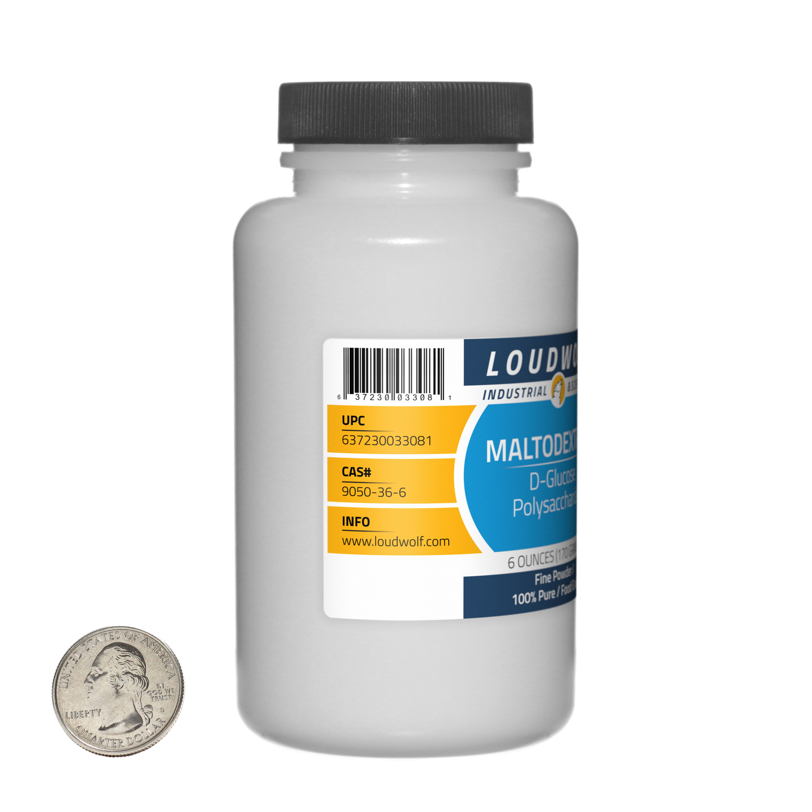 Maltodextrin / 2.3 Pounds / 6 Bottles / 100% Pure Food Grade / Fine Powder / USA