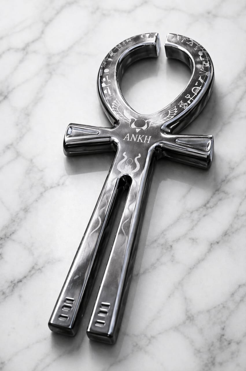 Giant ANKH Tuning Fork – Sacred Egyptian Symbol | Meditation & Sound Healing