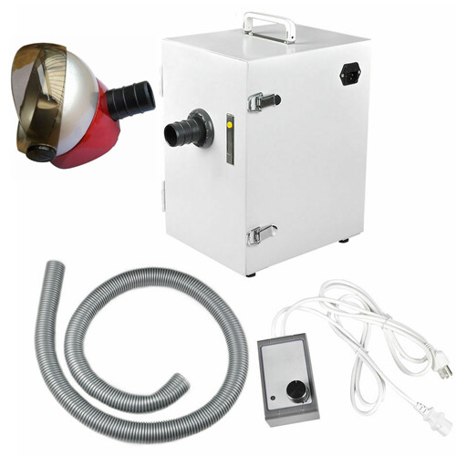 110v Dental Lab Digital Single Row Dust Collector Vacuum Cleaner Suction Base