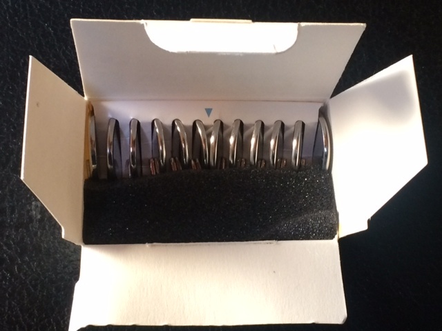 Dental Mouth Mirror front surface simple stem Henry Schein #5 12/Box , Miltex