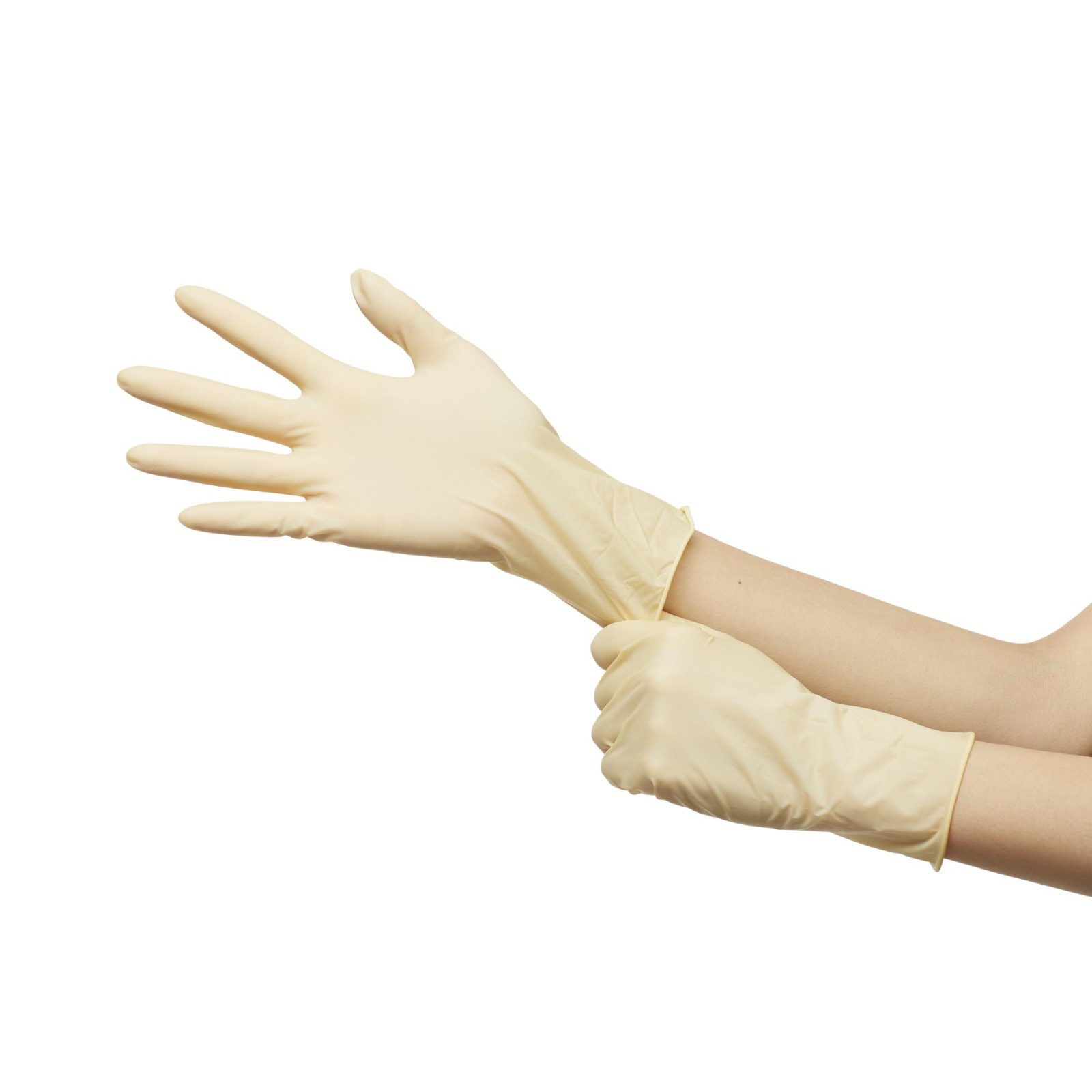 McKesson Confiderm Latex Exam Glove Standard Cuff Length SMALL 100 per Box