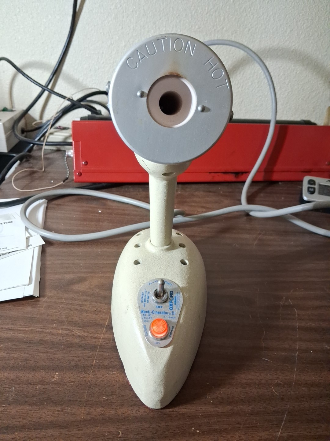 Oxford Labware Bacti-Cinerator III Mini Tube Furnace, PN: 8889-001007, 135 Watts