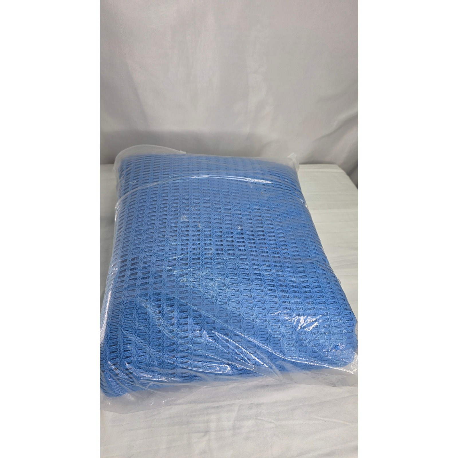 Blue Hospital Curtain Room Divider Flame Retardant Grommet 1 Panel 15x8FT Blue