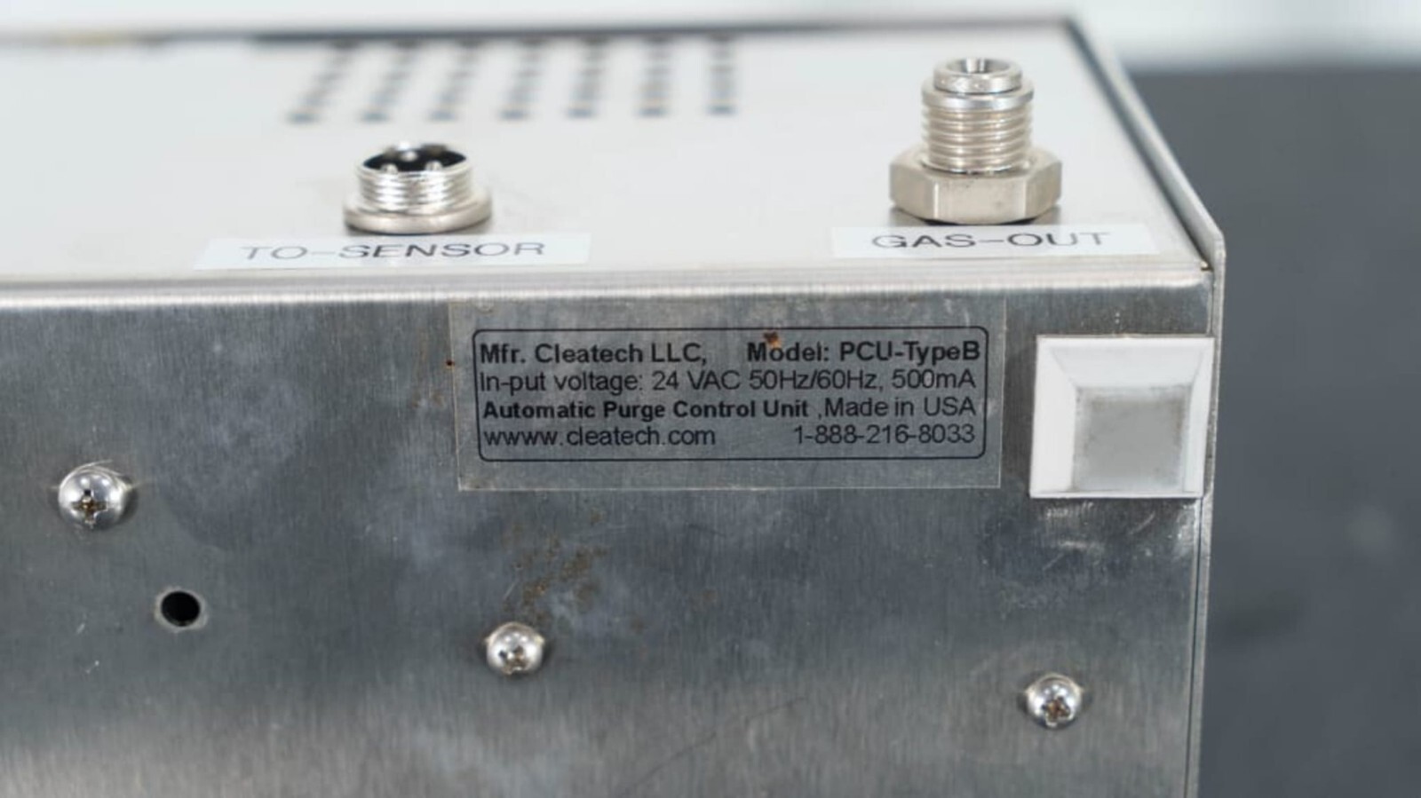 Cleatech Model PCU-TypeA Automatic Purge Control Unit