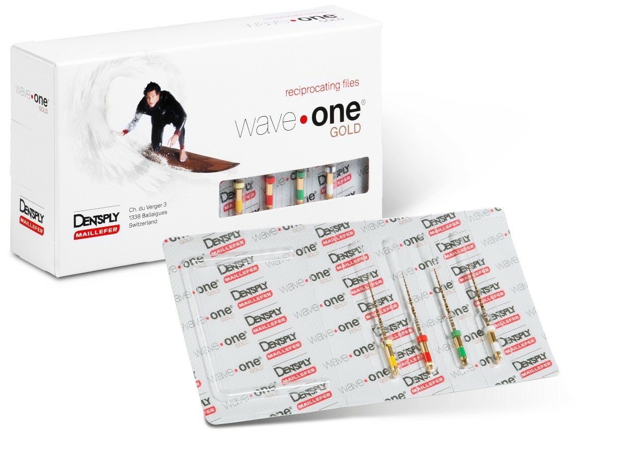 Waveone Gold Small, Primaly, Medium, Large File Dentsply 21mm, 25mm, 31mm 4files
