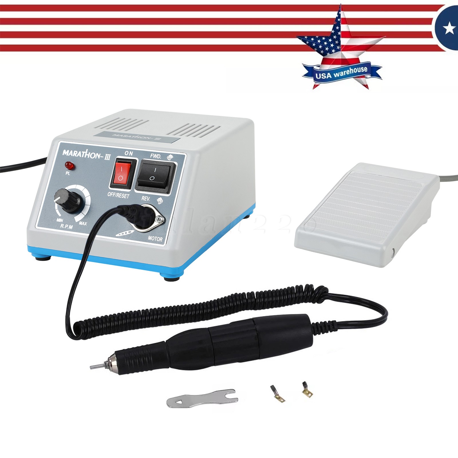 Dental Lab Marathon III Micromotor Polishing Handpiece Max 35K RPM Handpiece