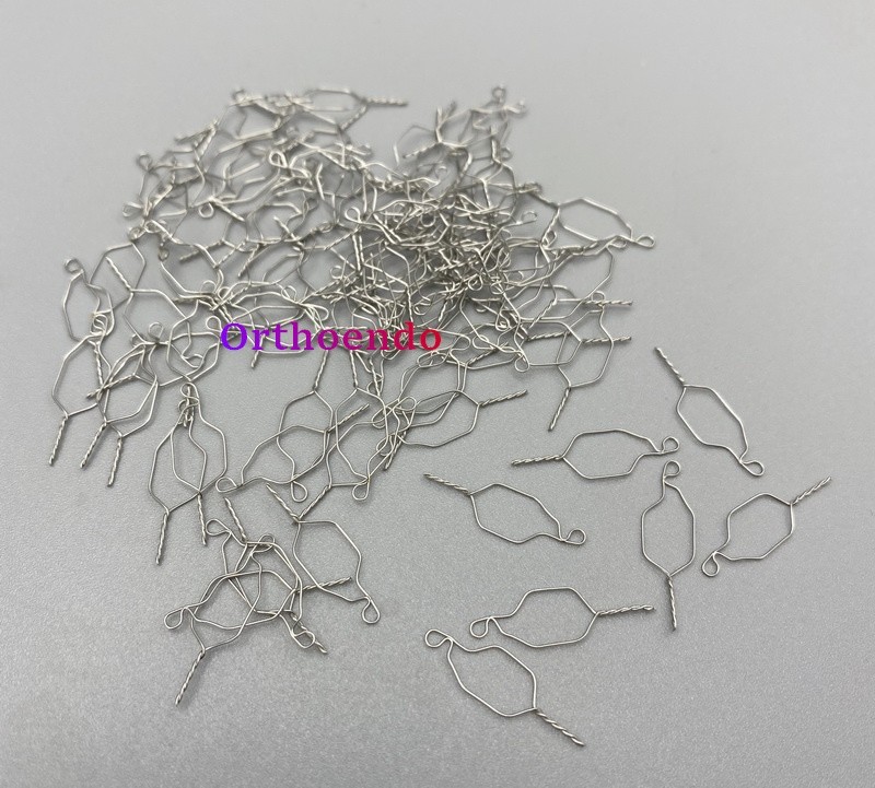 100-1000Pc Dental Orthodontic Wire Preformed/Kobayashi Ligature Ties Twist Wires