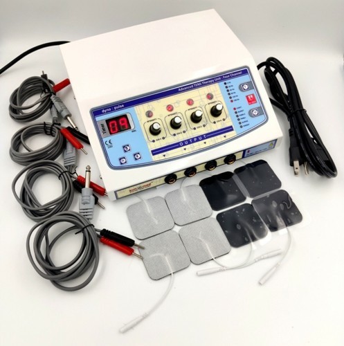 Electrotherapy DynoPlus 4 channel Unit Controlled LED Display Digital Unit Physi