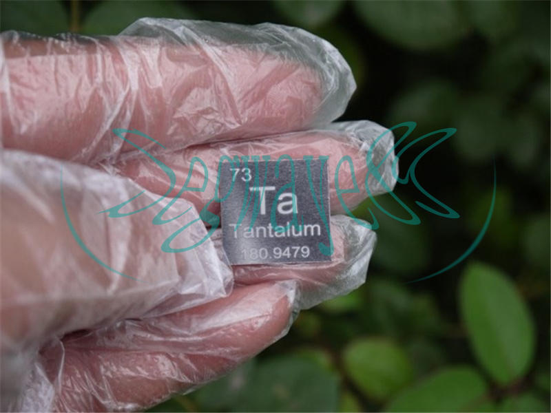 NEW 99.9% High Purity TANTALUM Metal Carved Element Periodic Table