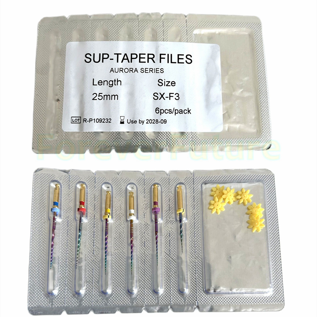 Dental Nano Coating Files SUP-Taper Heat Activated File Endo Root Canal 25mm