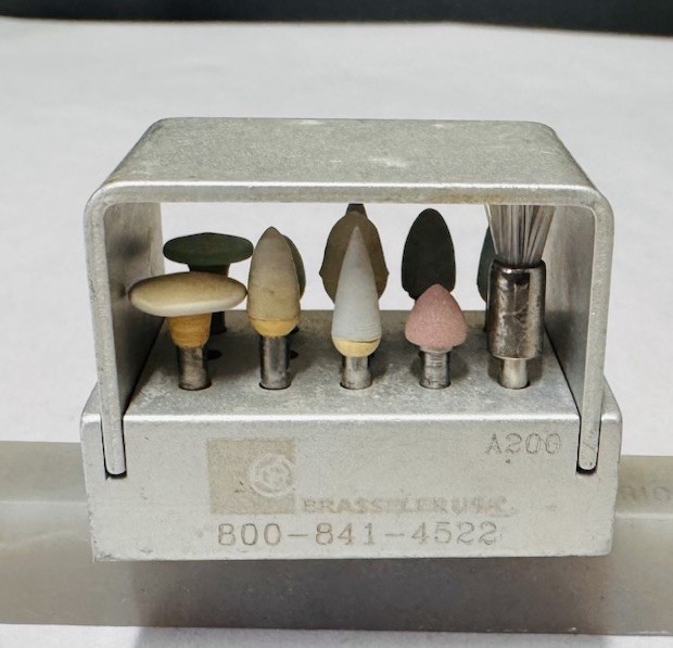 Brassler USA 11 Piece Polishing System Kit Model A-200 Aluminum Block