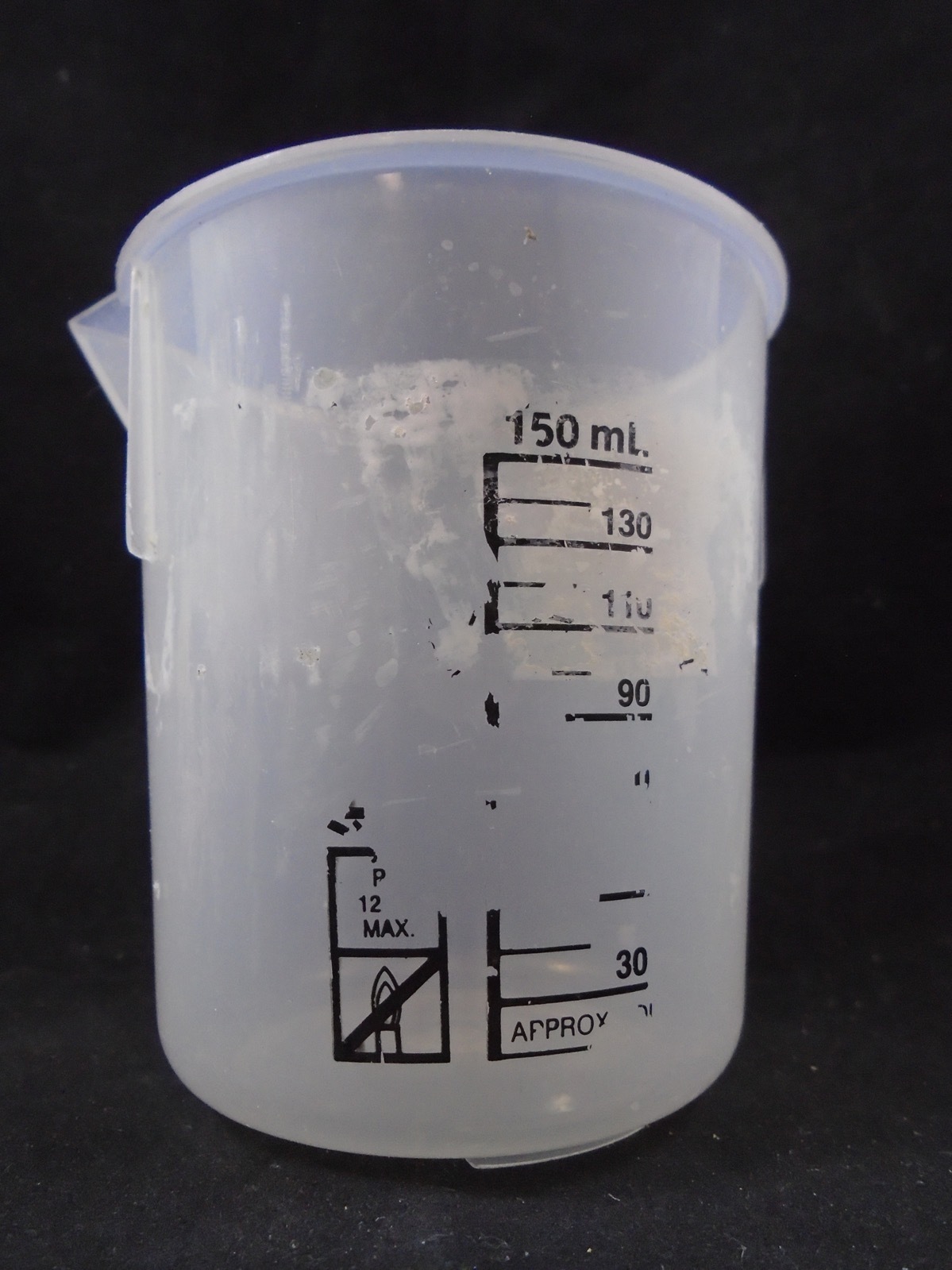 NALGENE Plastic Polypropylene PP 150mL Low-Form Pourout Graduated Griffin Beaker