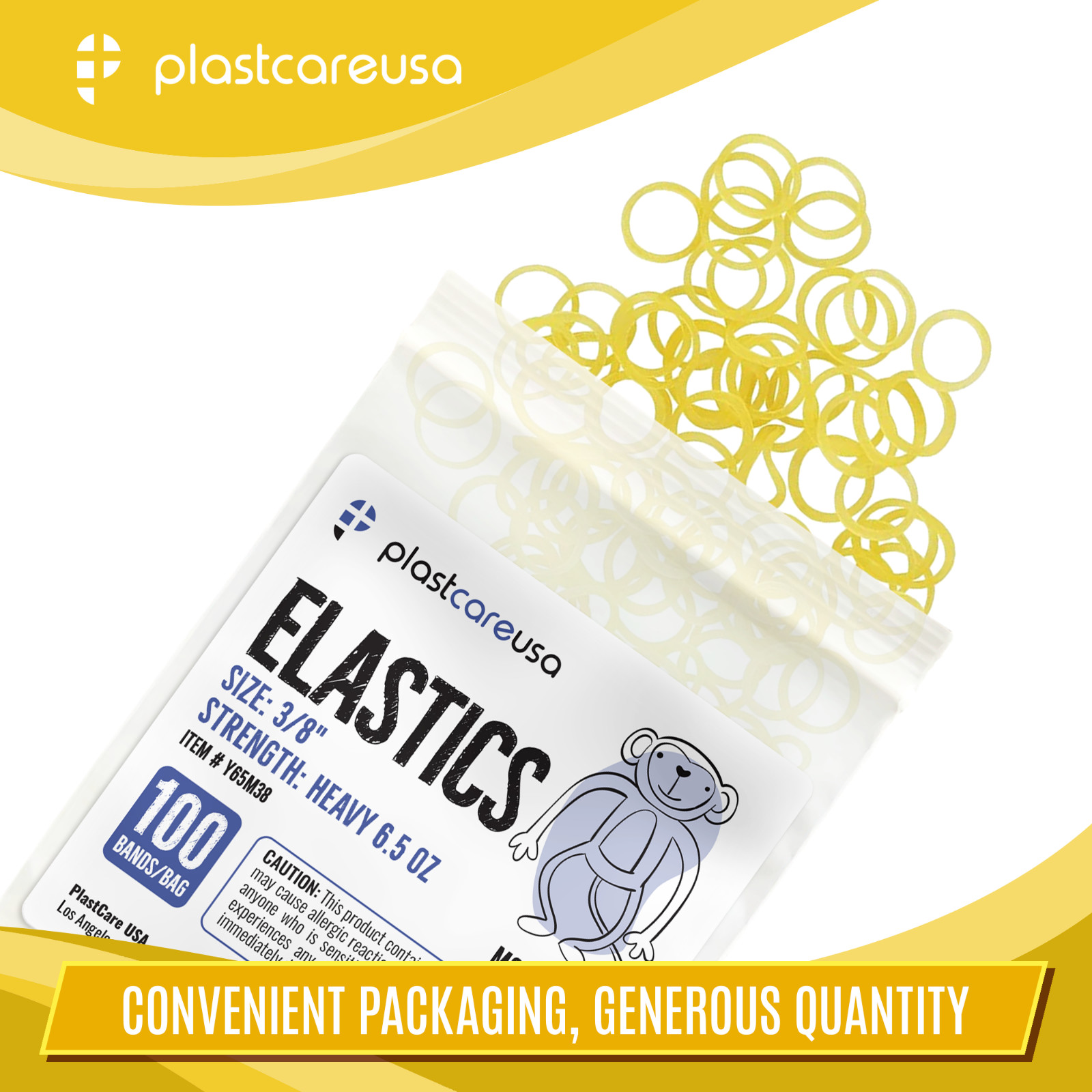 Latex Elastics Rubber Bands Orthodontic Dental Braces Teeth – Light Medium Heavy