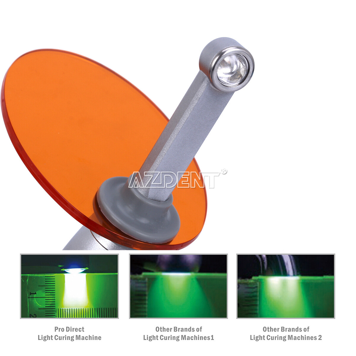 Dental Wireless Curing Light LED PRO105 Lamp 1 Second Curing High Power AZDENT